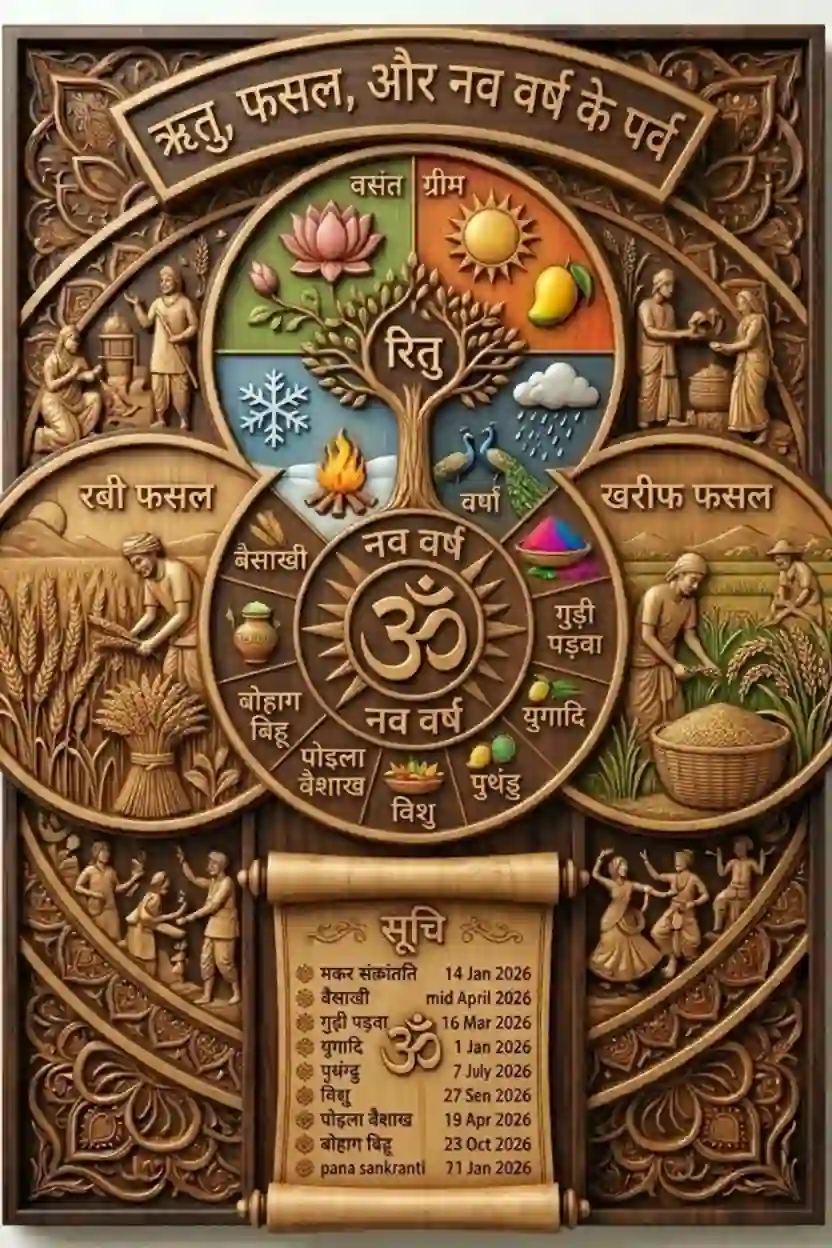 ऋतू, फसल और नव वर्ष से जुड़े पर्व